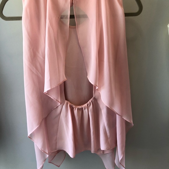 Pink tank blouse - Picture 2 of 4